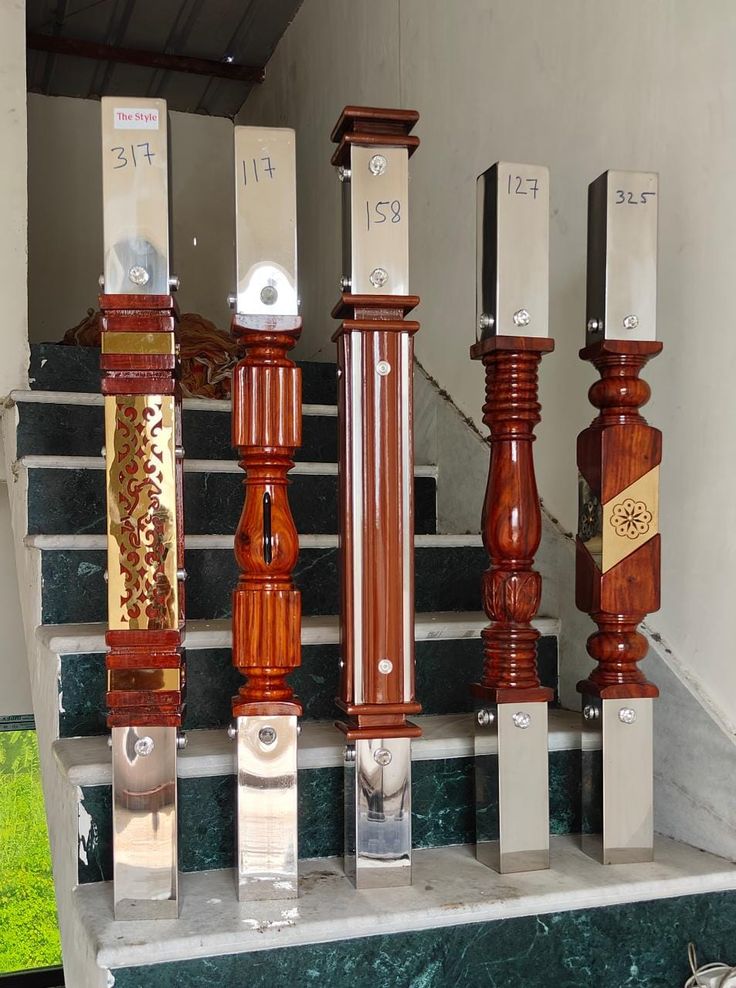 SS Baluster Wood Samples