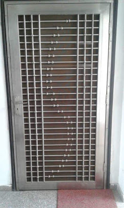 SS Grid Door